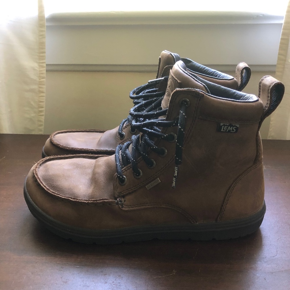 LEMS WATERPROOF BOULDER BOOT Size 9.5 women
